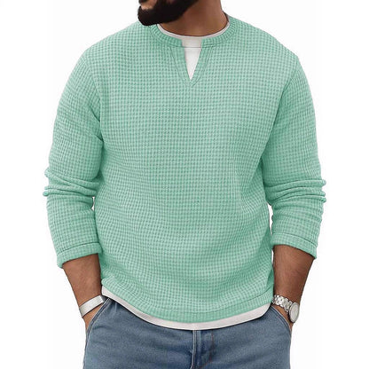 Crew-Neck Long-Sleeve Top