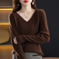 Women's Knitwear V-neck Pullover