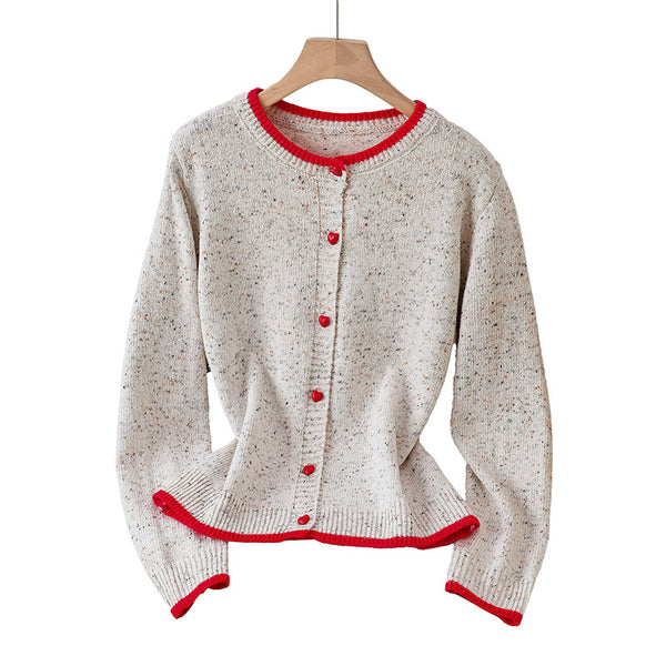 Women's Vintage Colour-Block Cardigan
