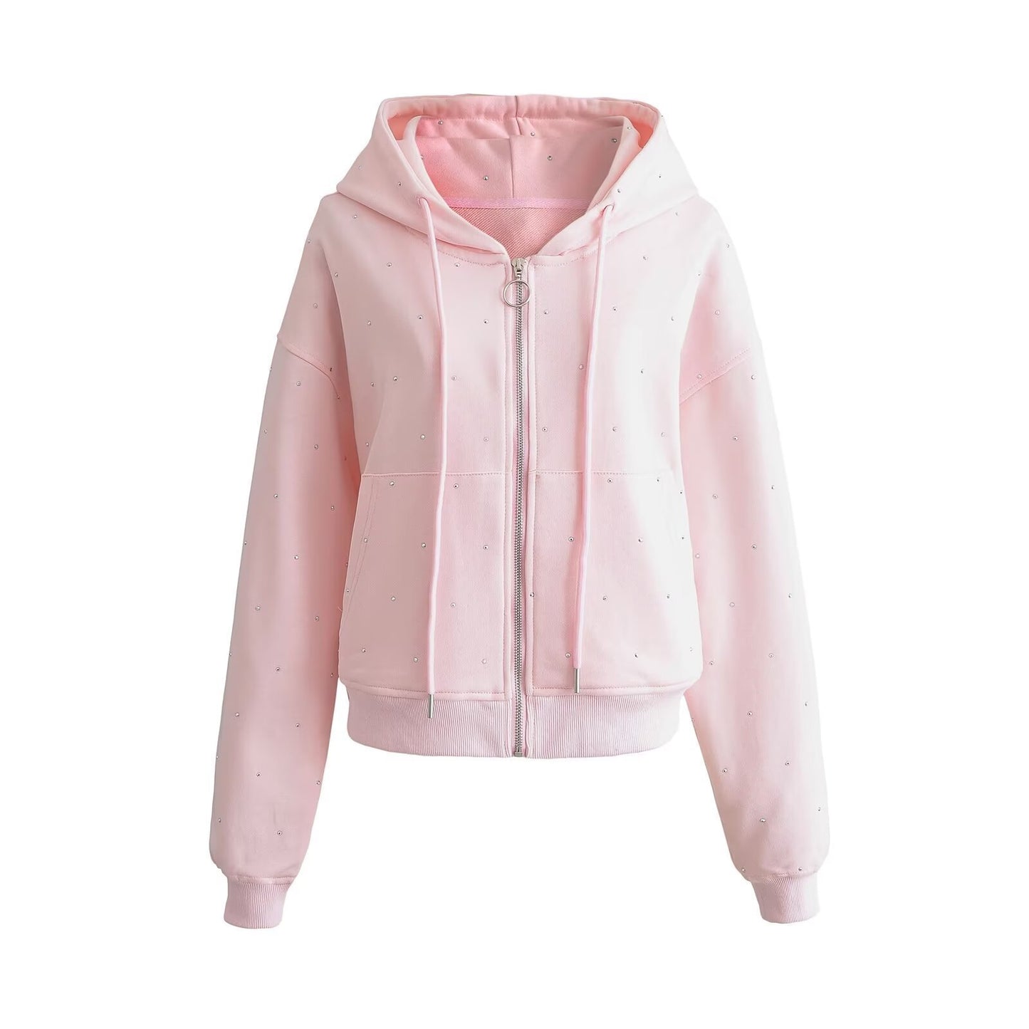 Starry Rhinestone Women's Sweater