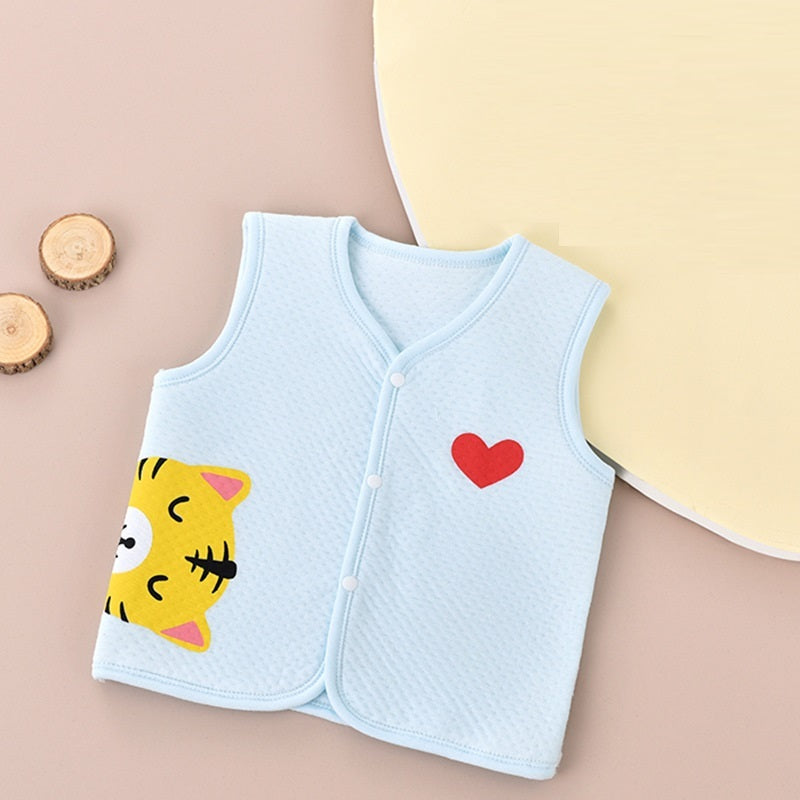 Baby Pure Cotton Vest Warm Waistcoat