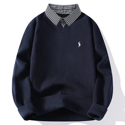 Layered Knit Sweater