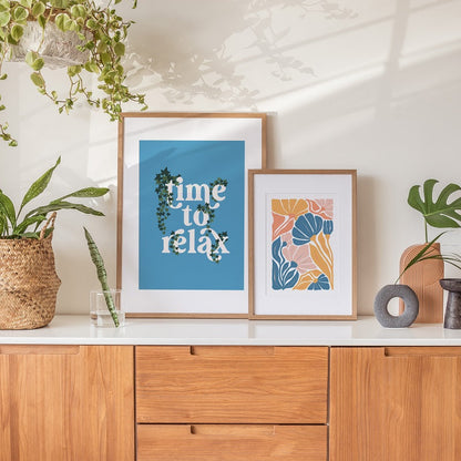 TIME TO RELAX PRINT