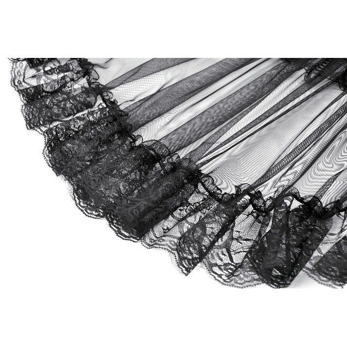 Dark in Love Morwenna Capelet Gothique Volants Dentelle