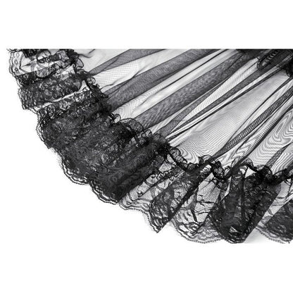 Dark in Love Morwenna Capelet Gothique Volants Dentelle