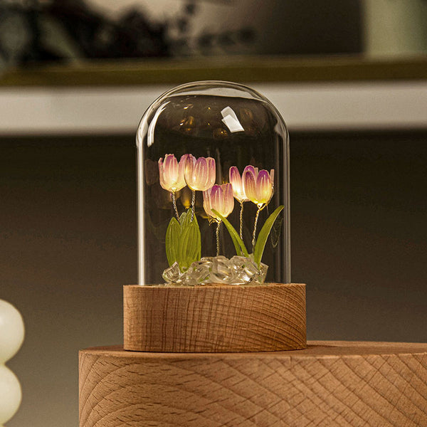 Tulip Small Night Lamp Handmade Desktop Decoration