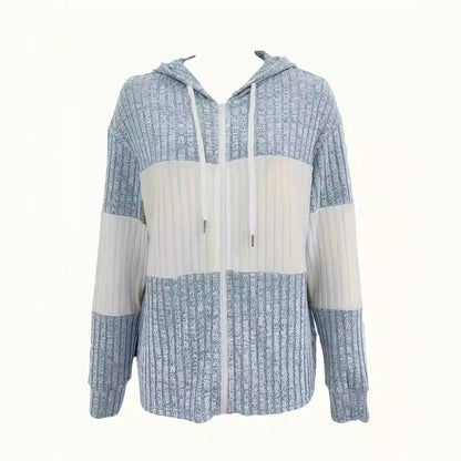 Womens Hooded Thermal Zipper Coat