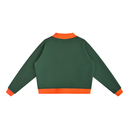 Women’s Mock Neck Crewneck Sweatshirt