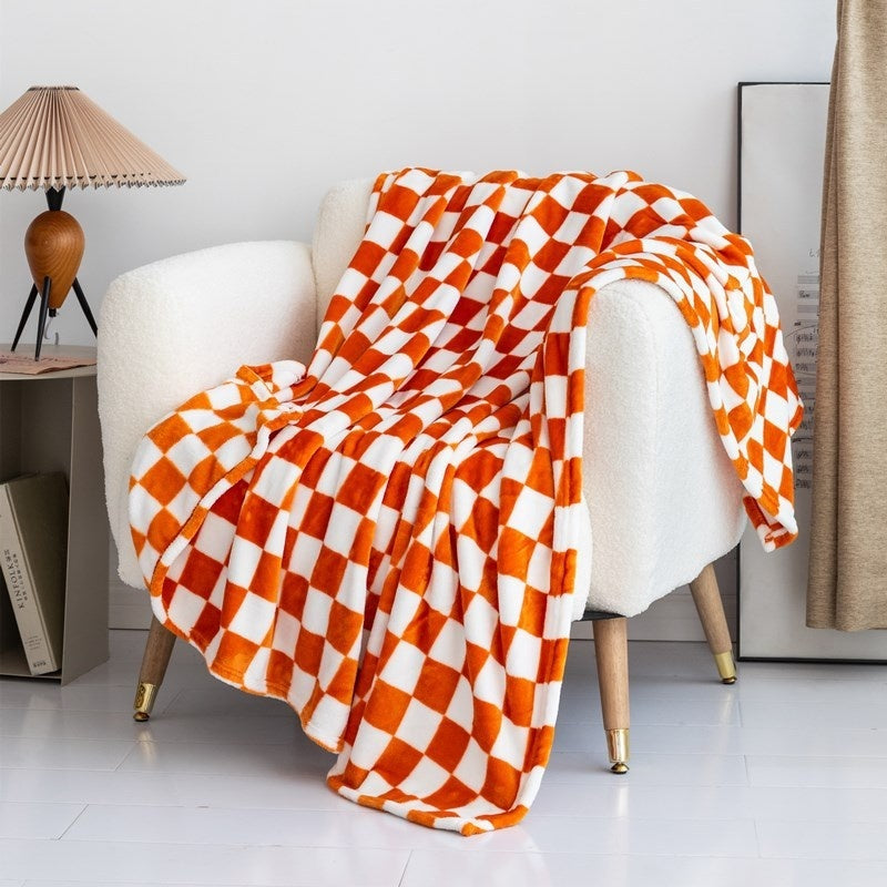 Flannel Blanket Printed Coral Fleece Bed Sheet