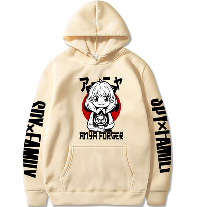 Anya Red Moon Hoodie Loose Sweatshirt Spy Family