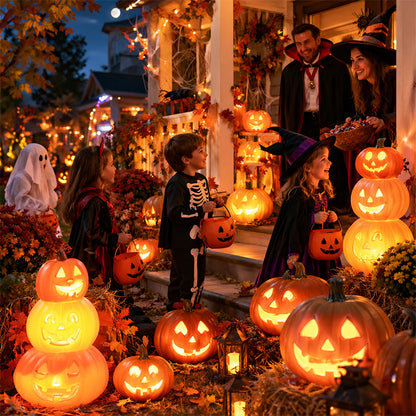 Halloween Pumpkin Lantern Luminous Prop – 1PC
