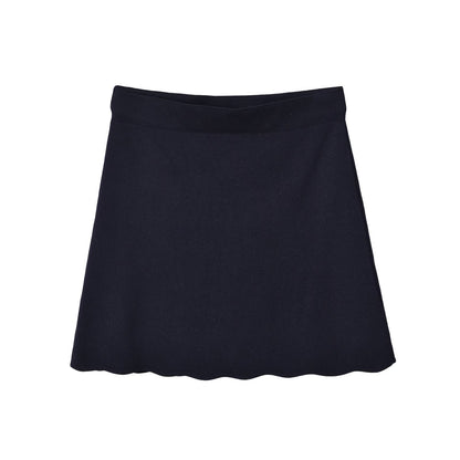 knitted jacket+short skirt set