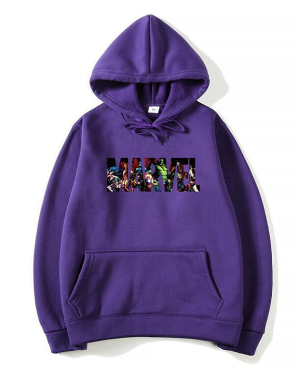 Men's Marvel Print Hoodie