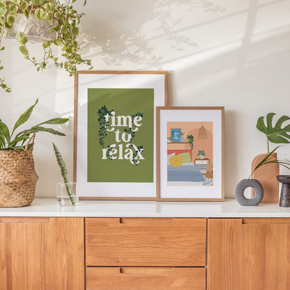 TIME TO RELAX PRINT