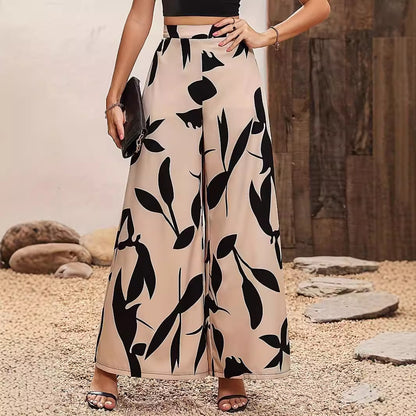 Womens High Waisted Wide Leg Pants