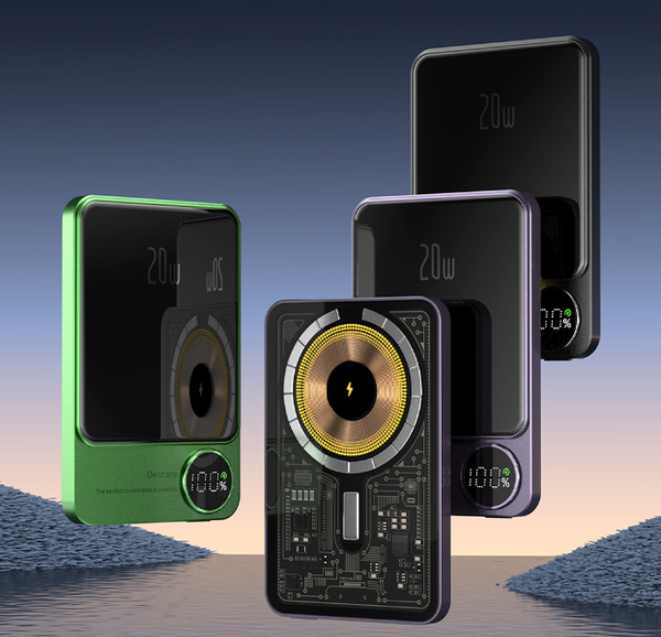 Magnetic Wireless Metal Power Bank