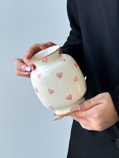 Hand-Painted Ceramic Vase