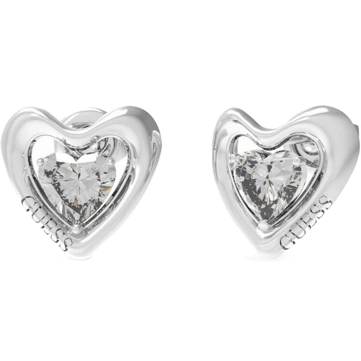 Ladies' Earrings Guess JUBE05024JWRHT-U Silver