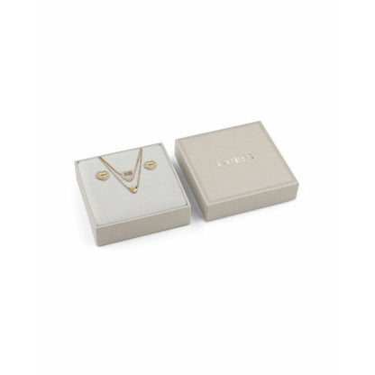 Women's necklace and matching earrings set Guess JUBS05076JWYGT-U