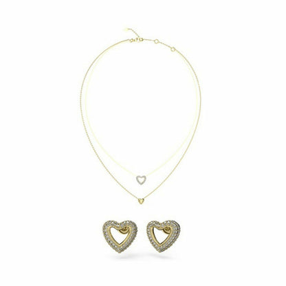 Women's necklace and matching earrings set Guess JUBS05076JWYGT-U