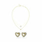Women's necklace and matching earrings set Guess JUBS05076JWYGT-U