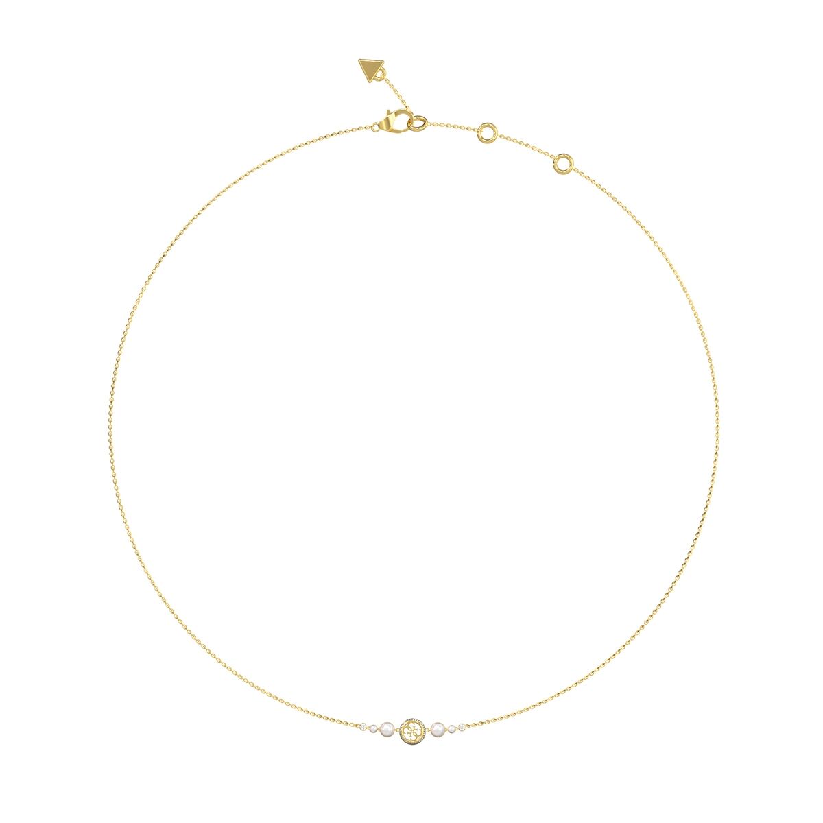 Ladies' Necklace Guess JUBN05519JWYGT-U Golden