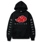 Japanese cloud print pullover hoodie oversized