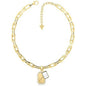 Ladies' Necklace Guess JUBN01126JWYGT-U 45 cm