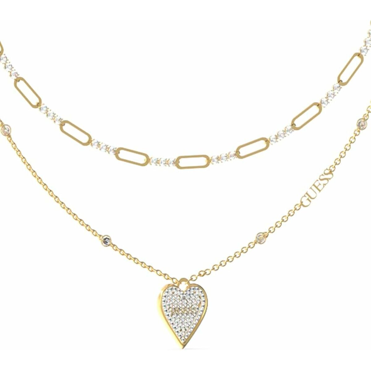 Ladies' Necklace Guess JUBN03244JWYGT-U 55 cm