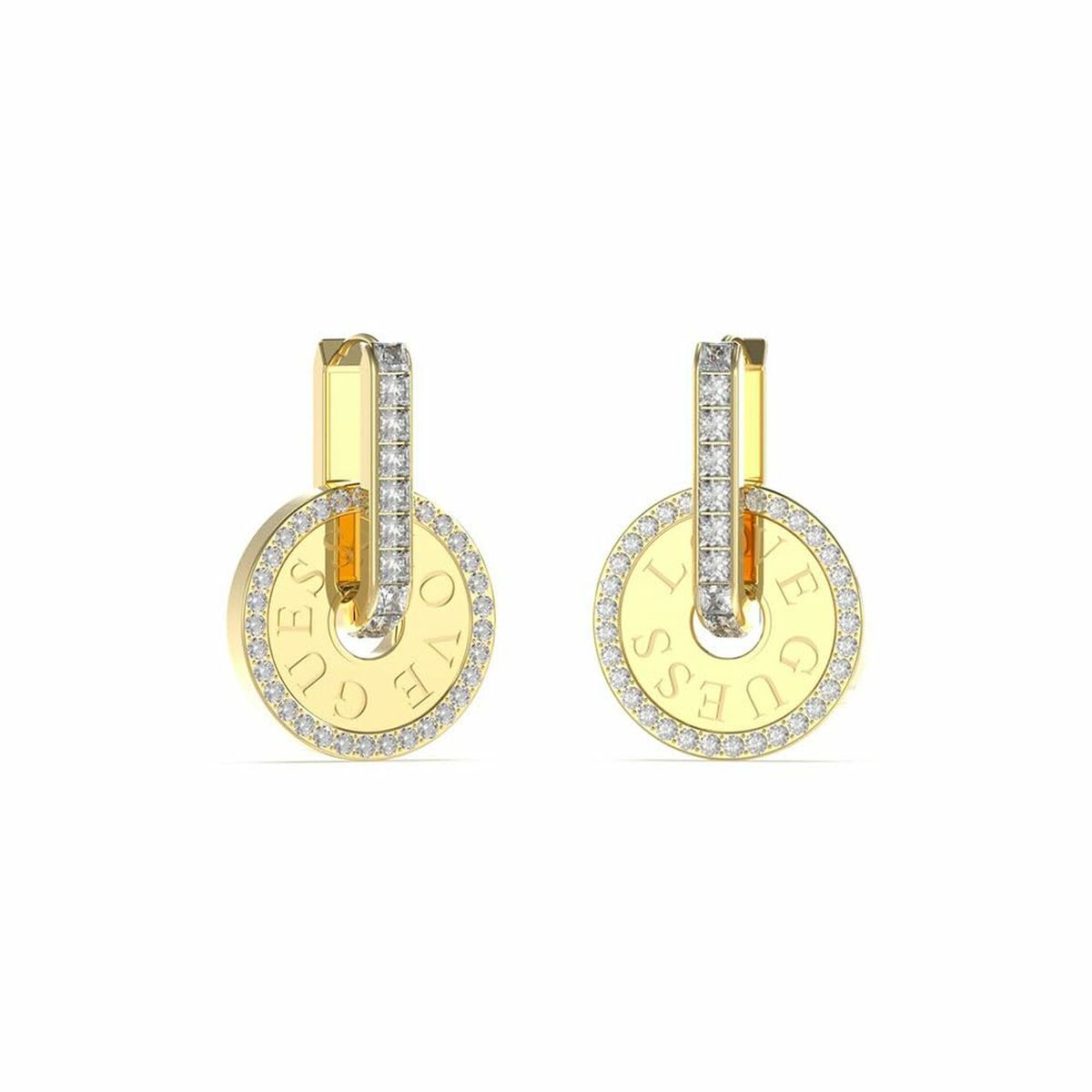 Ladies' Earrings Guess JUBE04075JWYGT-U 1 cm