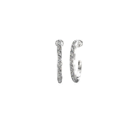 Ladies' Earrings Guess JUBE04564JWRHT-U Silver