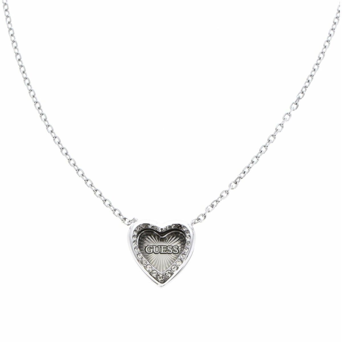 Ladies' Pendant Guess JUBN04606JWRHT-U 45 cm Silver