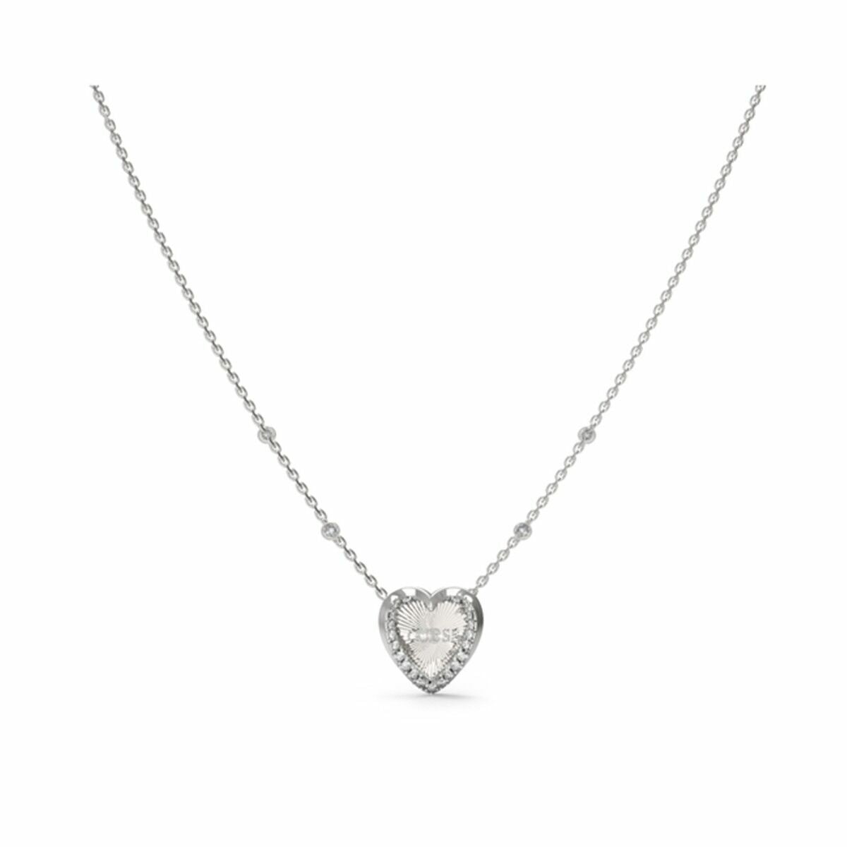 Ladies' Pendant Guess JUBN04606JWRHT-U 45 cm Silver