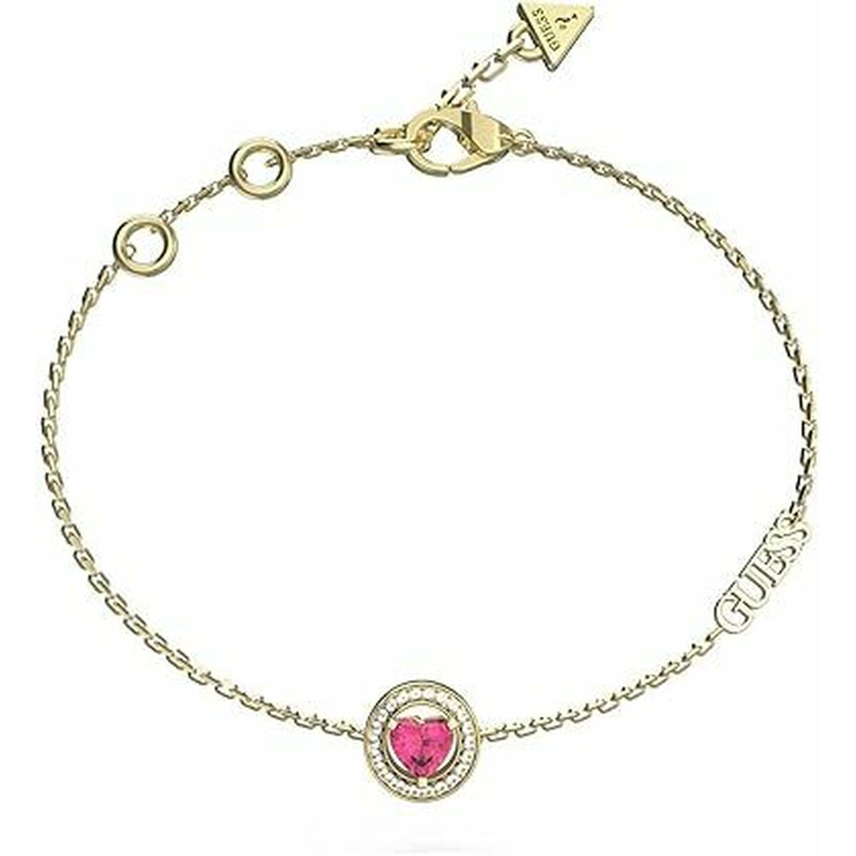 Ladies' Bracelet Guess JUBB04668JWYGFCS 25 cm