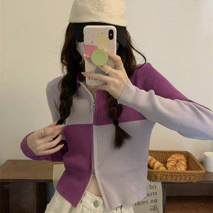 Women's Slim-Fit Versatile Short Knitted Cardigan