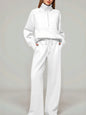 Half Zip Long Sleeve Top and Pants Set