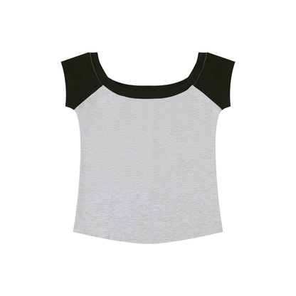 Women's Color Block Raglan Baby T-Shirt