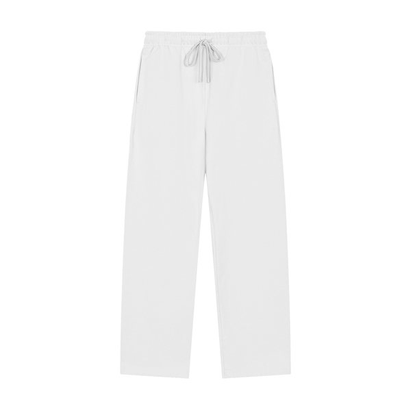 Solid Color Straight-Leg Sweatpants