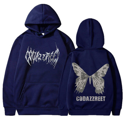 Hip Hop Butterfly Hoodie Streetwear
