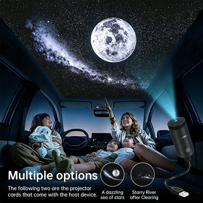USB Star Projector – Interchangeable Patterns for Bedroom & Living Room