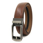 Men's automatic buckle two-layer cowhide leather belt ﻿