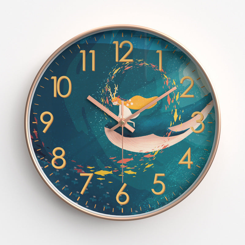 Modern Circular Quartz Wall Clock