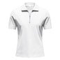 Men's Corduroy Half-Zip Polo Shirt - Short Sleeve