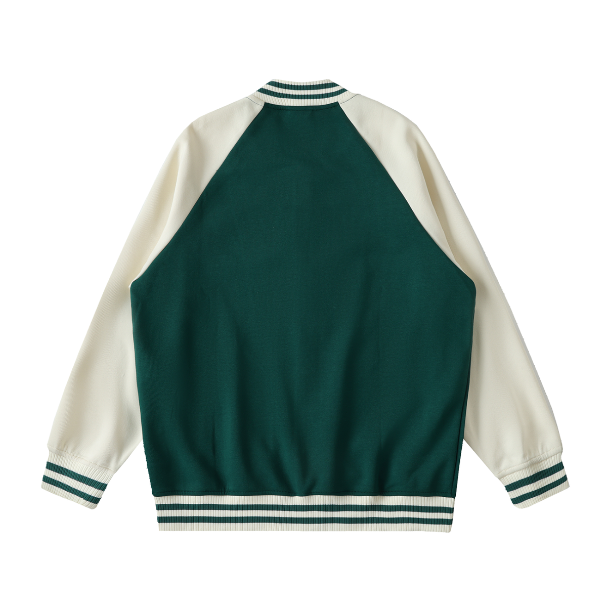 Waran Two Tone Raglan Sleeve Varsity Jacket