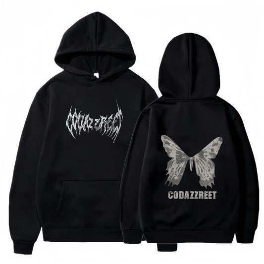 Hip Hop Butterfly Hoodie Streetwear