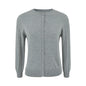 Round Neck Cropped Knit Cardigan