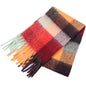 Women's leopard print tassel scarf - view 6