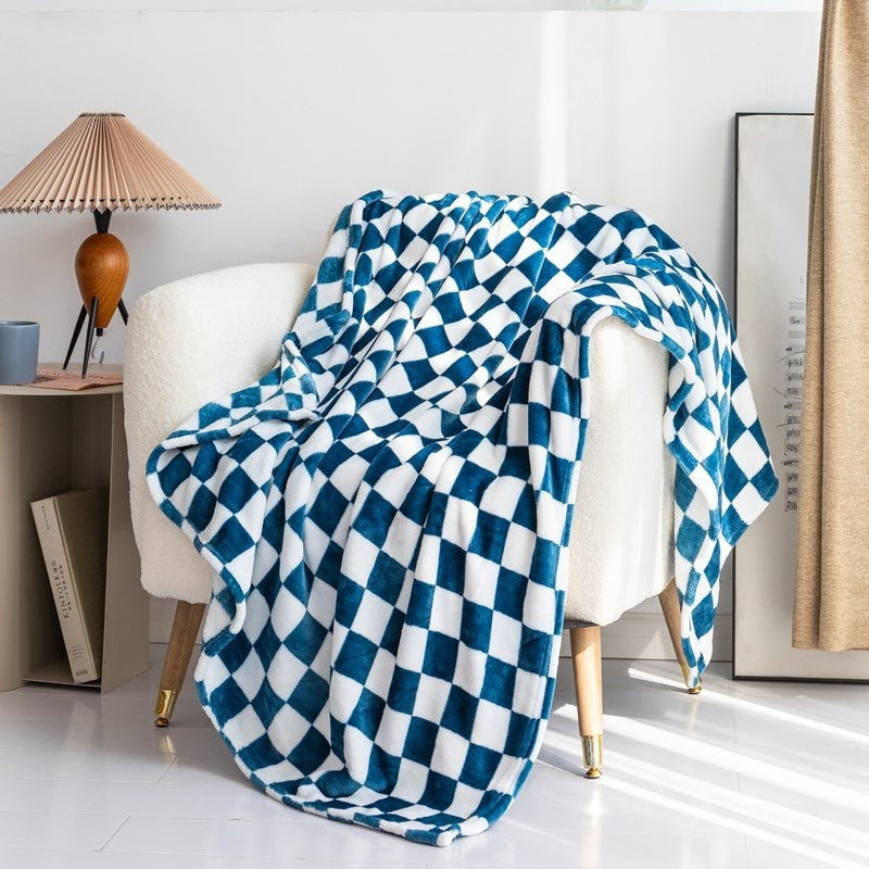 Flannel Blanket Printed Coral Fleece Bed Sheet