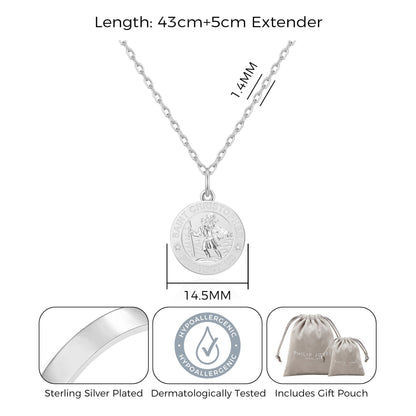 St Christopher Necklace