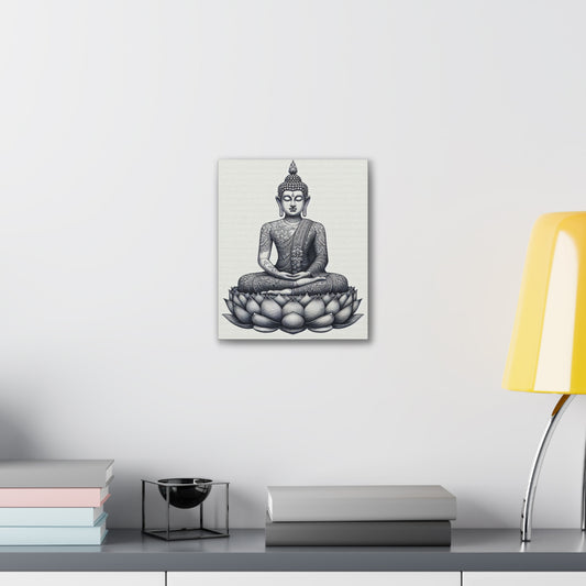 Meditative Buddha Canvas Print